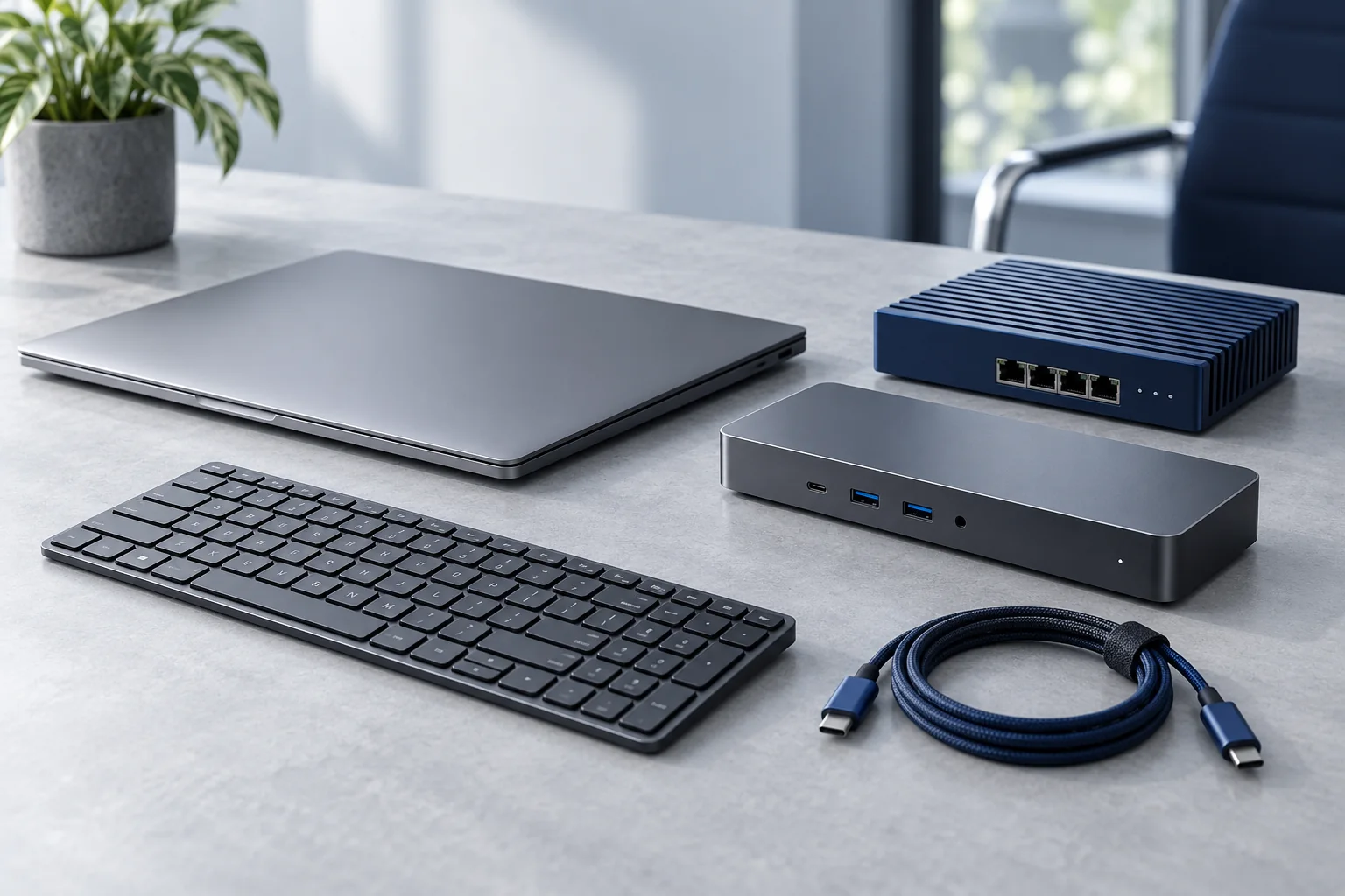 Equipamiento tecnológico preparado para su configuración