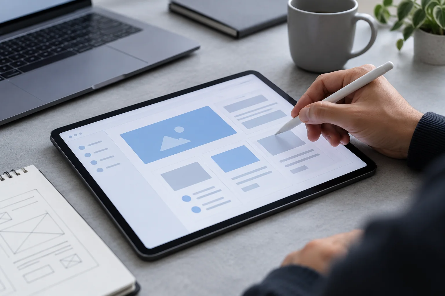 Aplicación digital revisada en un entorno de trabajo